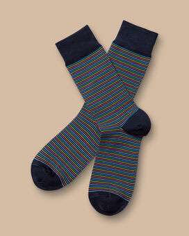 Fine Stripe Socks - Multi