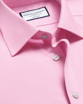 Non-Iron Twill Shirt - Pink