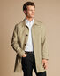 Showerproof Cotton Raincoat - Limestone