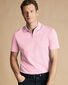 Textured Tyrwhitt Cool Polo - Pink