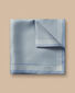 Spot Print Silk Pocket Square - Sky Blue