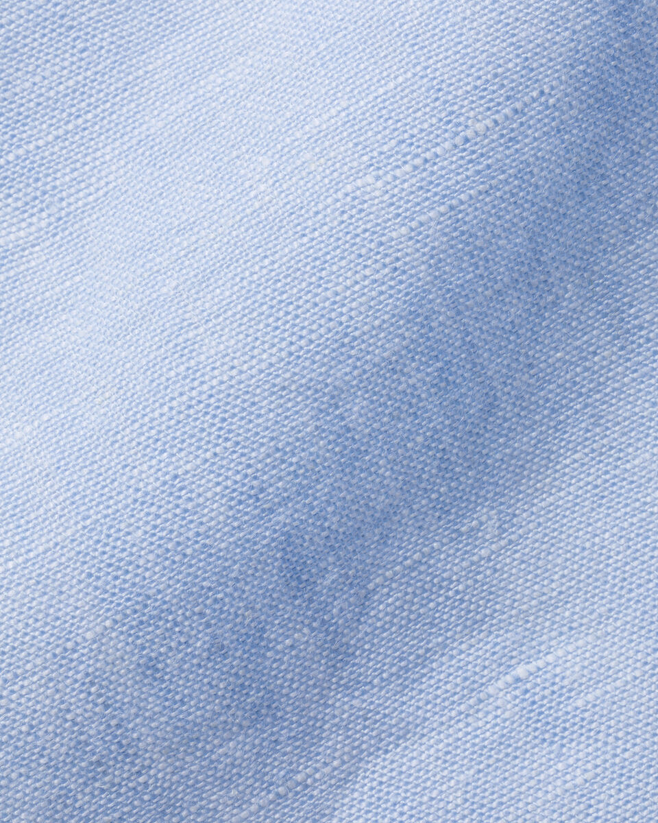 Pure Linen Shirt - Sky Blue | Charles Tyrwhitt