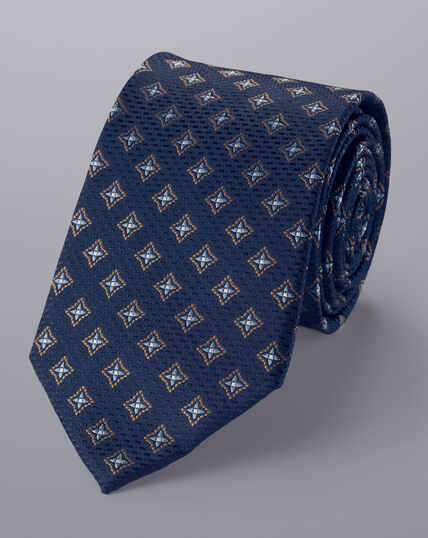 Louis Vuitton Silk Tie Monogram Brand All Pattern Orange Red System mens  ties