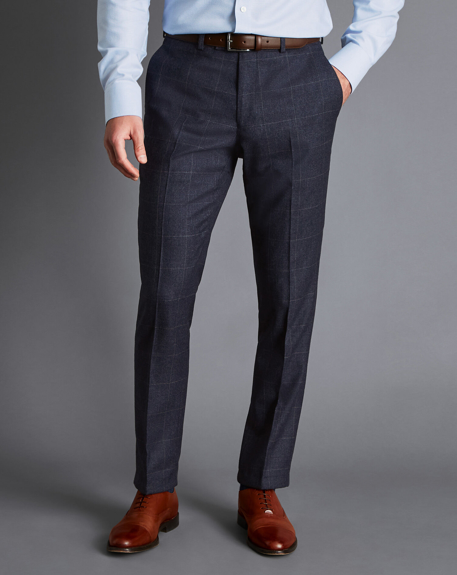 ROSEN-STORE.COM | ROSEN-S Professional Suit Trousers | Dark Grey Silk Linen  – ROSEN | ROSEN-X