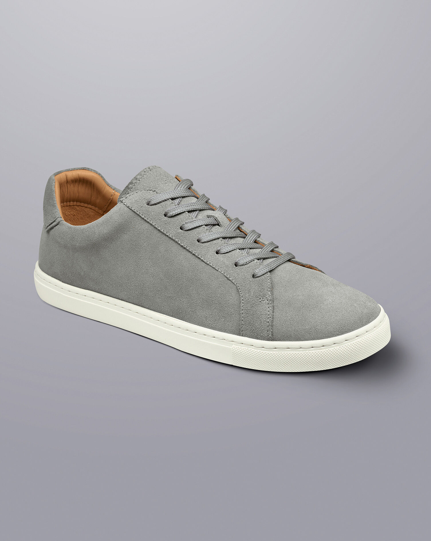 Suede Sneakers - Grey | Charles Tyrwhitt