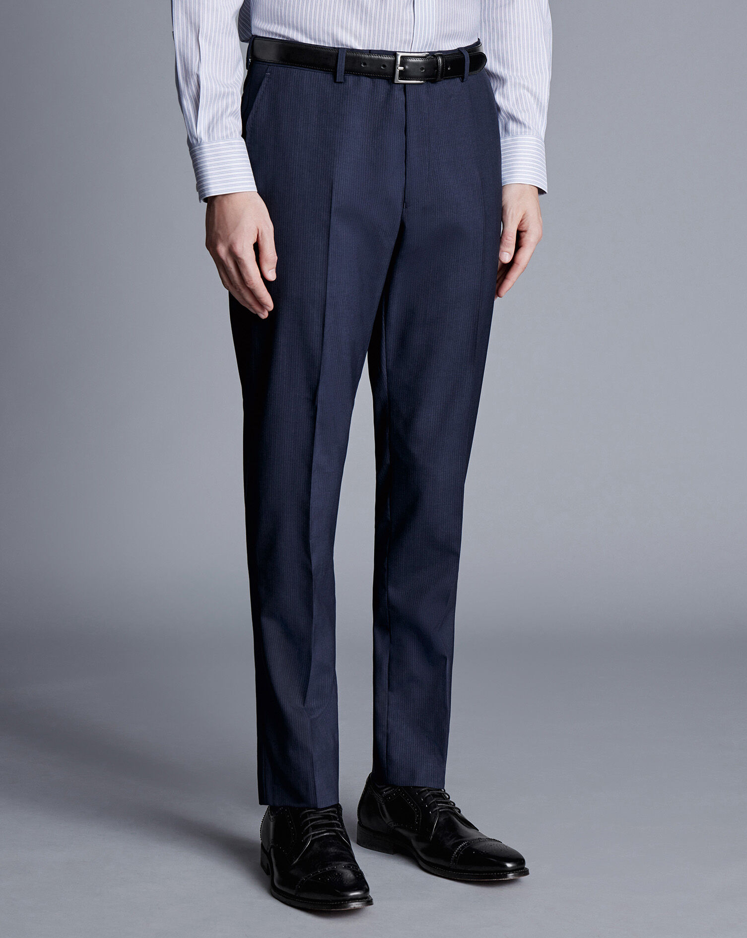 Buy Men's Rigor Black Formal Trousers Online | SNITCH