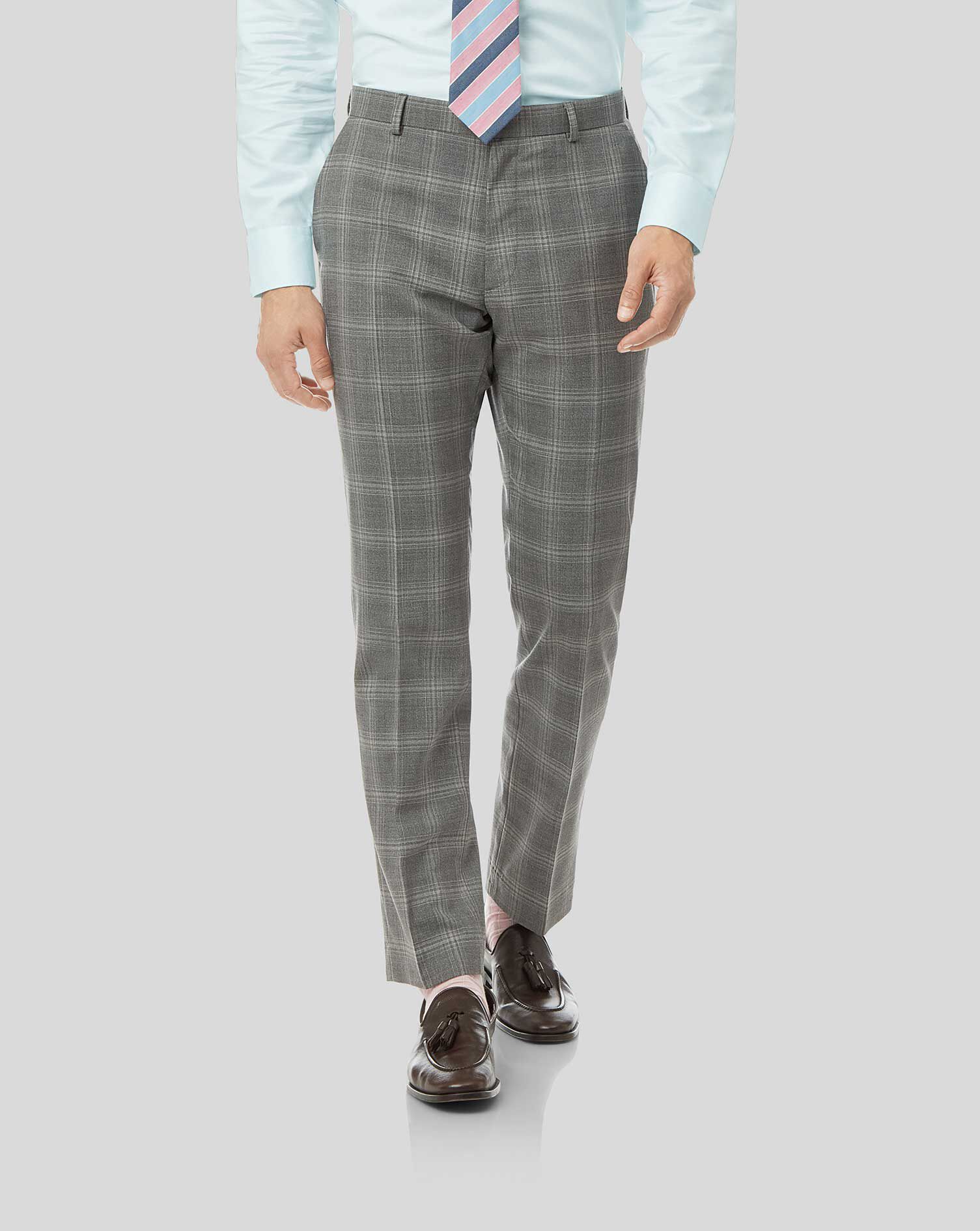 checkered suit pants