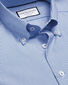 Button-Down Collar Non-Iron Stripe Oxford Shirt - Cobalt Blue