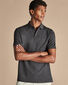 Tyrwhitt Pique Polo - Dark Grey Marl