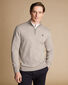 England Rugby Merino Zip Neck Jumper - Limestone