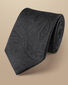 Paisley Silk Tie - Black