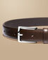 Leather Formal Belt - Chocolate