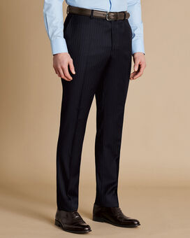 Stripe Suit Trousers - French Navy