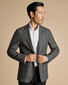 Italian Luxury Check Jacket - Dark Grey