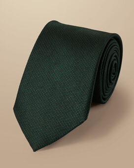 Silk Tie - Dark Green