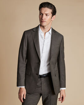 Italian Suit Jacket  - Cappuccino