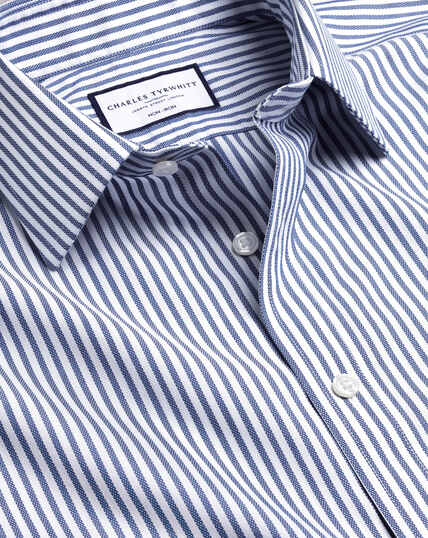 Buy Supreme Loose Fit Stripe Shirt 'Blue' - FW23S43 BLUE