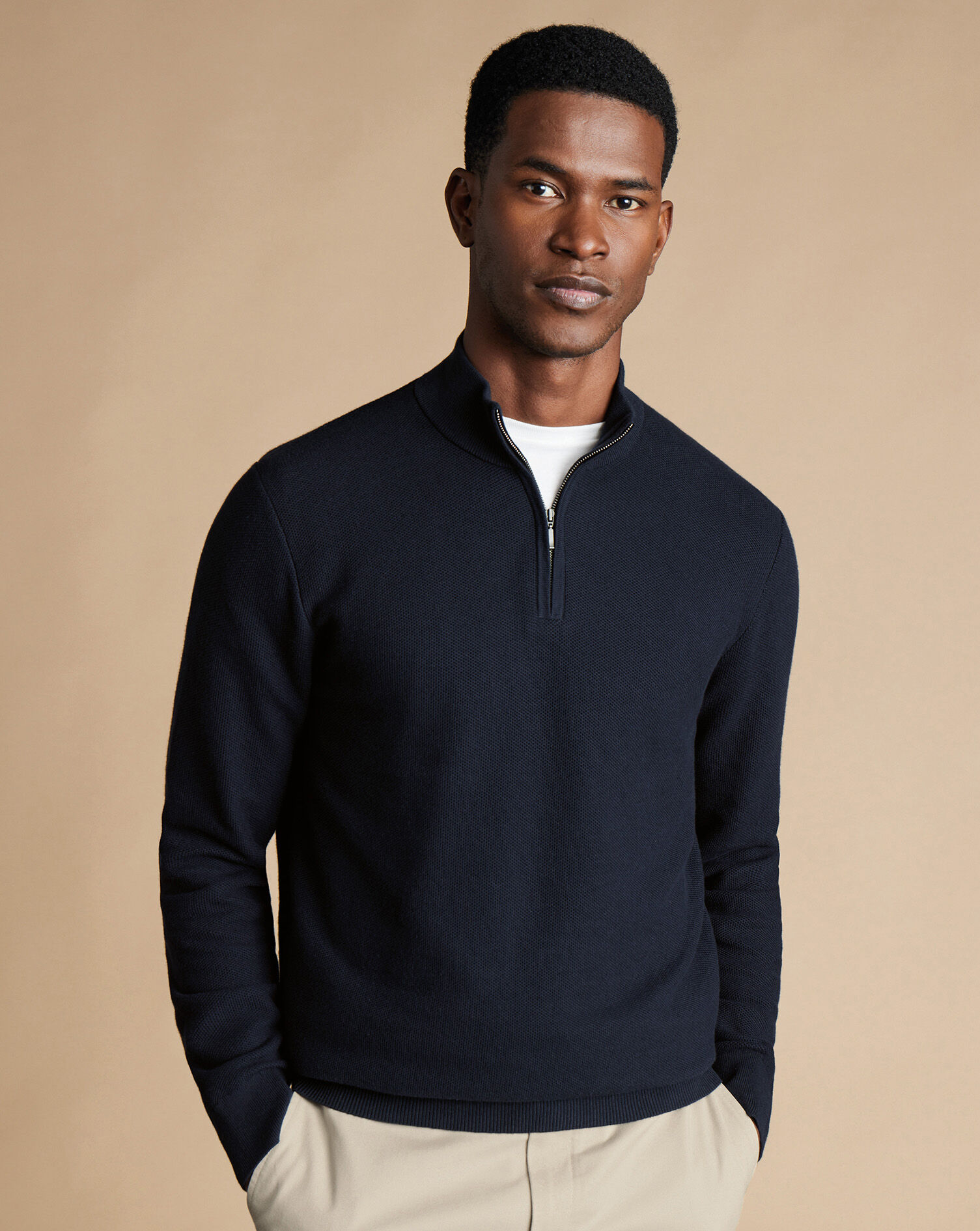 Men's quarter zip on sale sweater