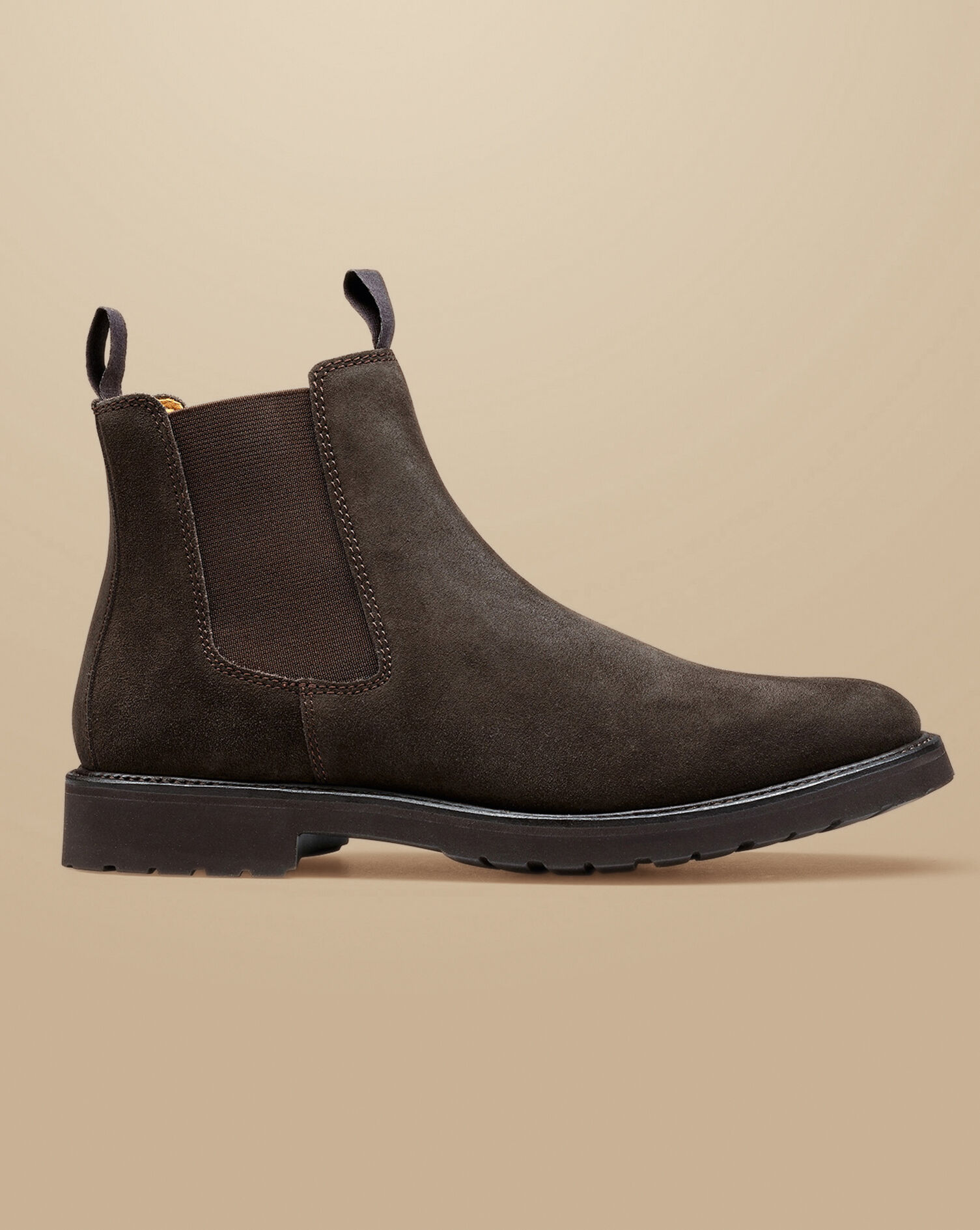 Chocolate suede hotsell chelsea boots