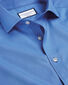 Cutaway Collar Non-Iron Twill Shirt  - Ocean Blue