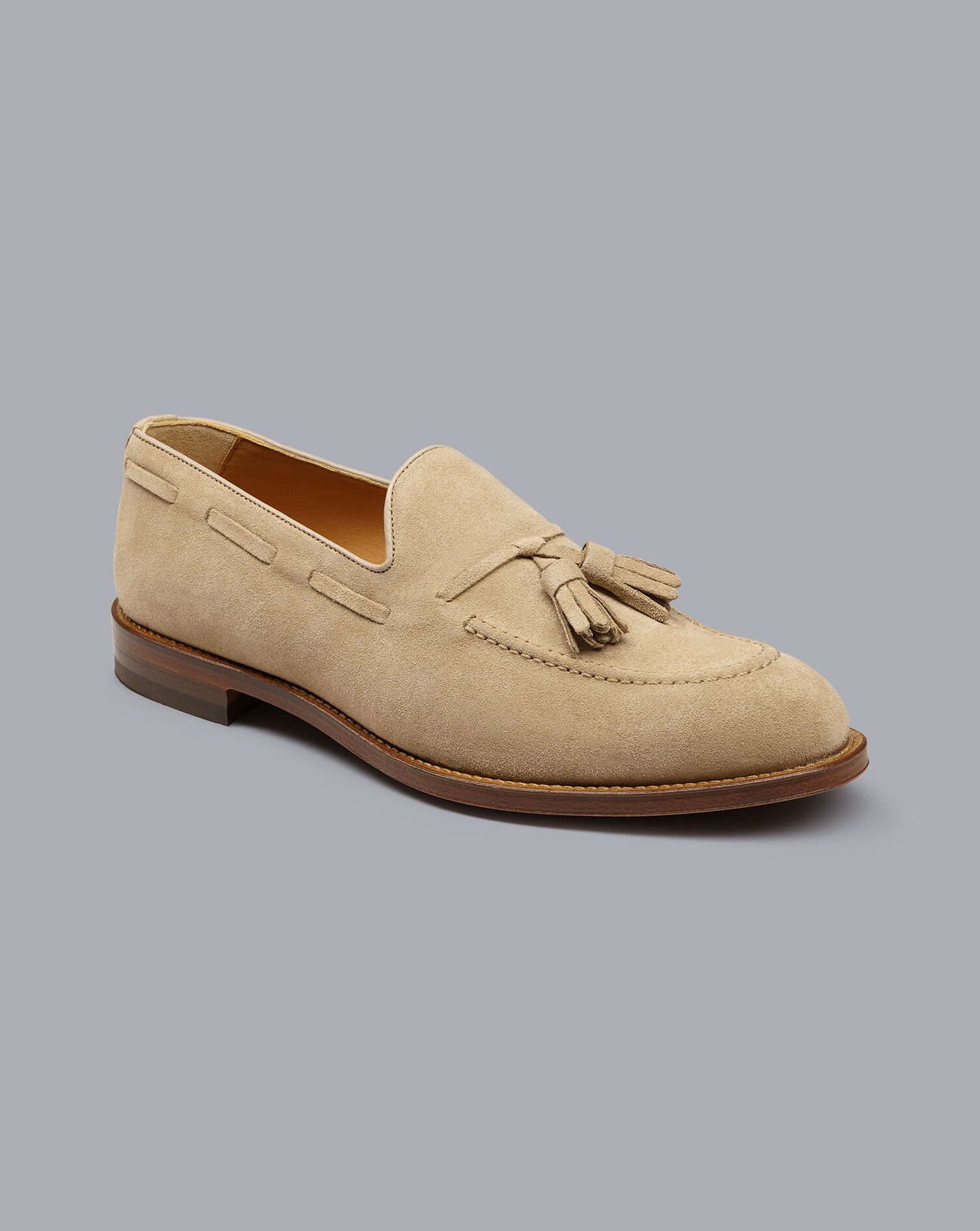 taupe moccasins