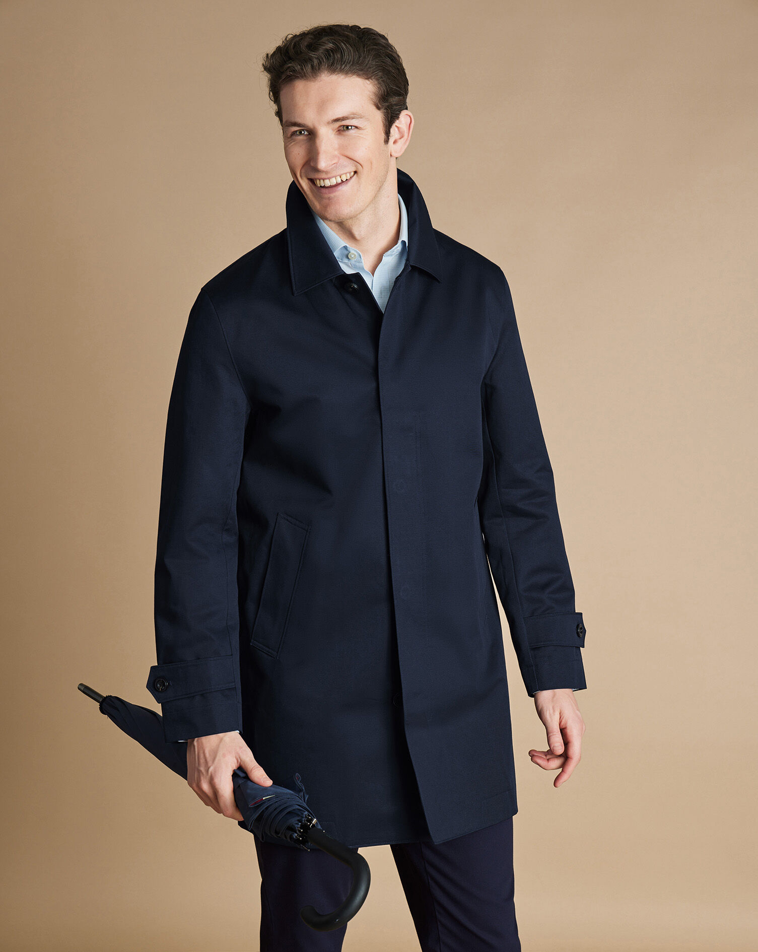 Charles Tyrwhitt Men s 3 In 1 Rain Mac with Detachable Jacket