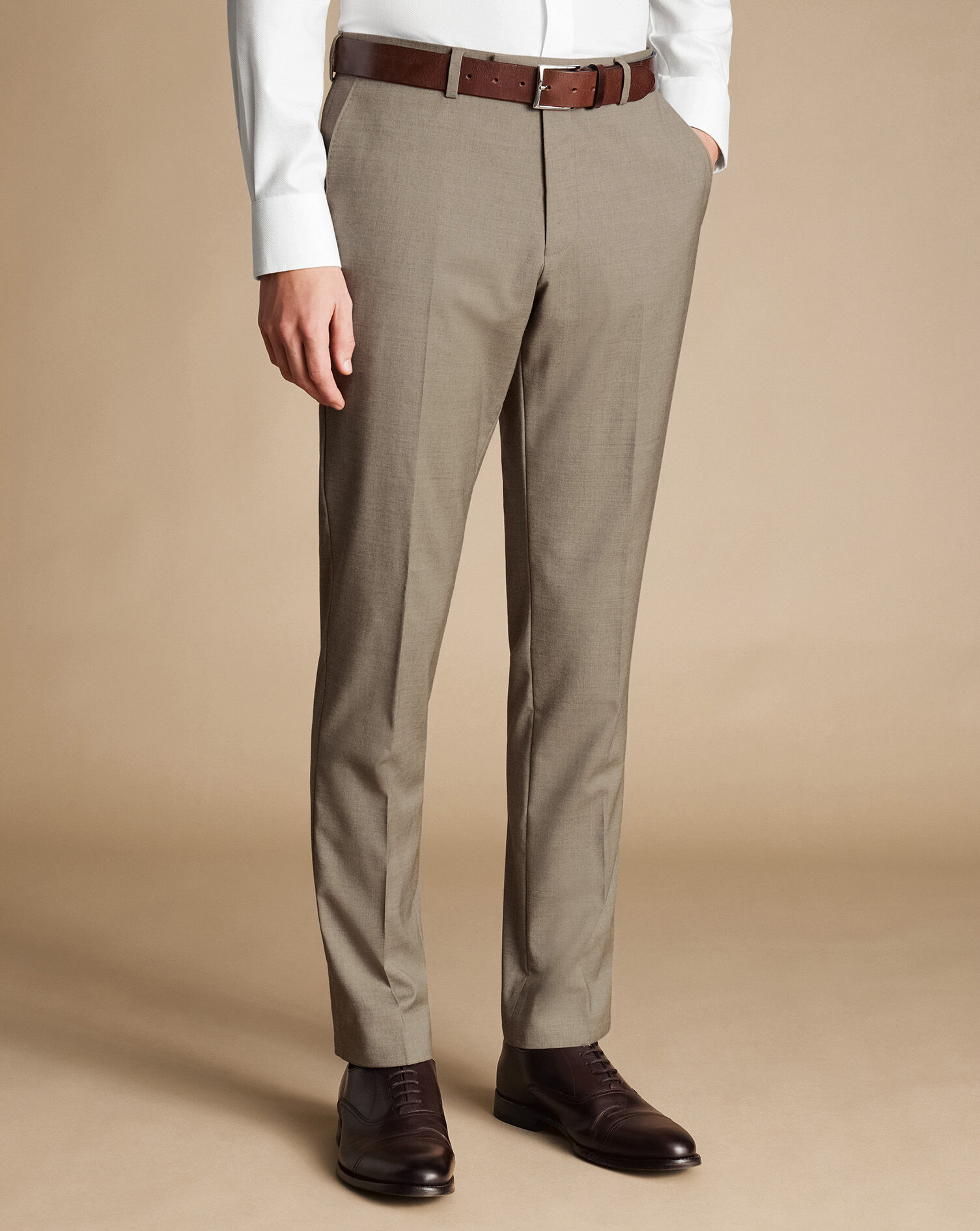 Tuxedo Pants BLACK All Wool NON PLEATED Trousers - Tuxedos Online