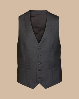 Ultimate Performance End-on-End Suit Vest - Charcoal Grey 