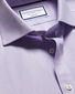 Cutaway Collar Non-Iron Stretch Kensington Weave Shirt - Lilac Purple