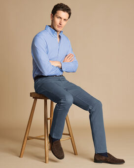 Twill 5 Pocket Jeans - Steel Blue