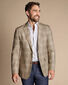 British Luxury Check Jacket  - Oatmeal