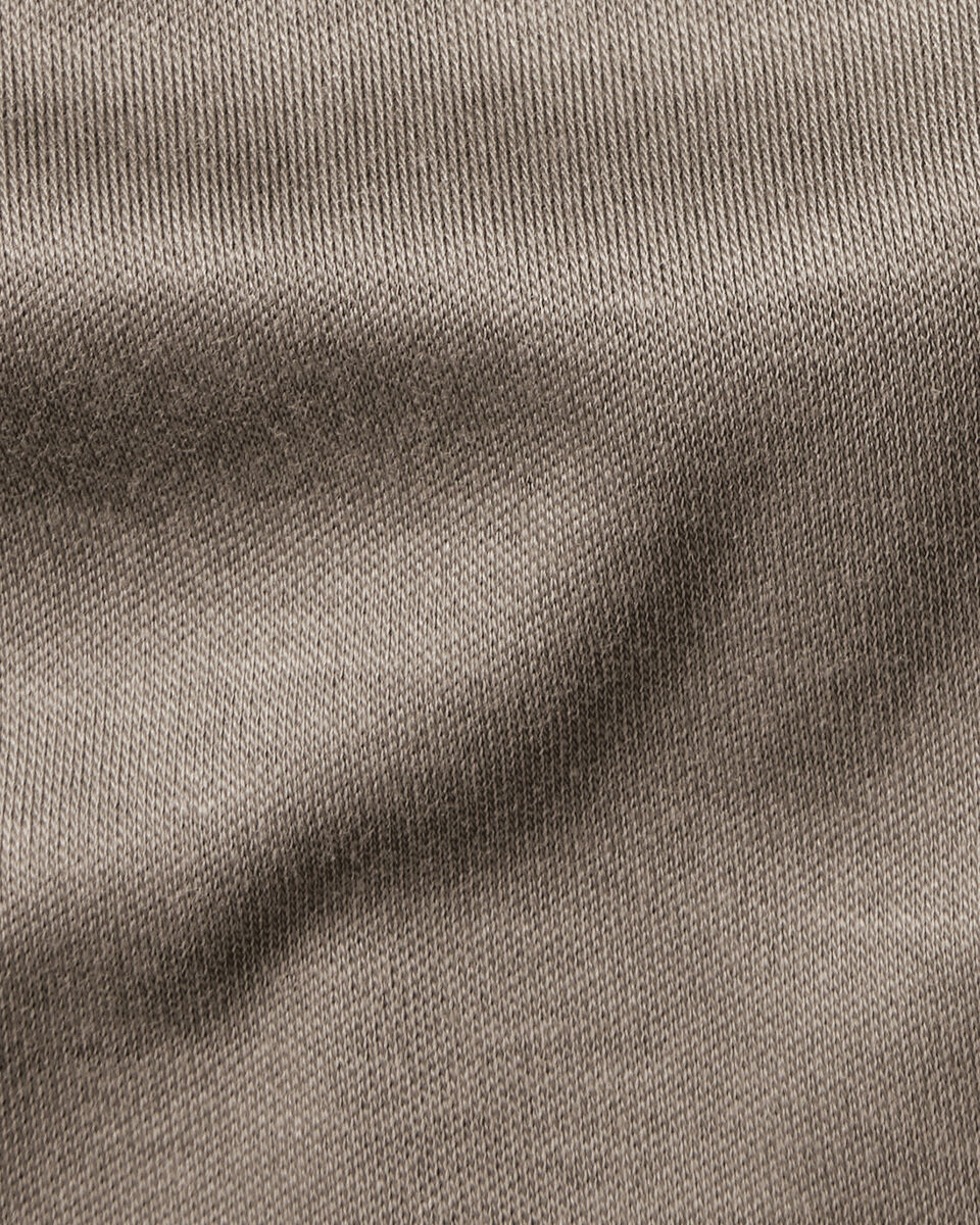 Smart Long Sleeve Jersey Polo - Taupe | Charles Tyrwhitt