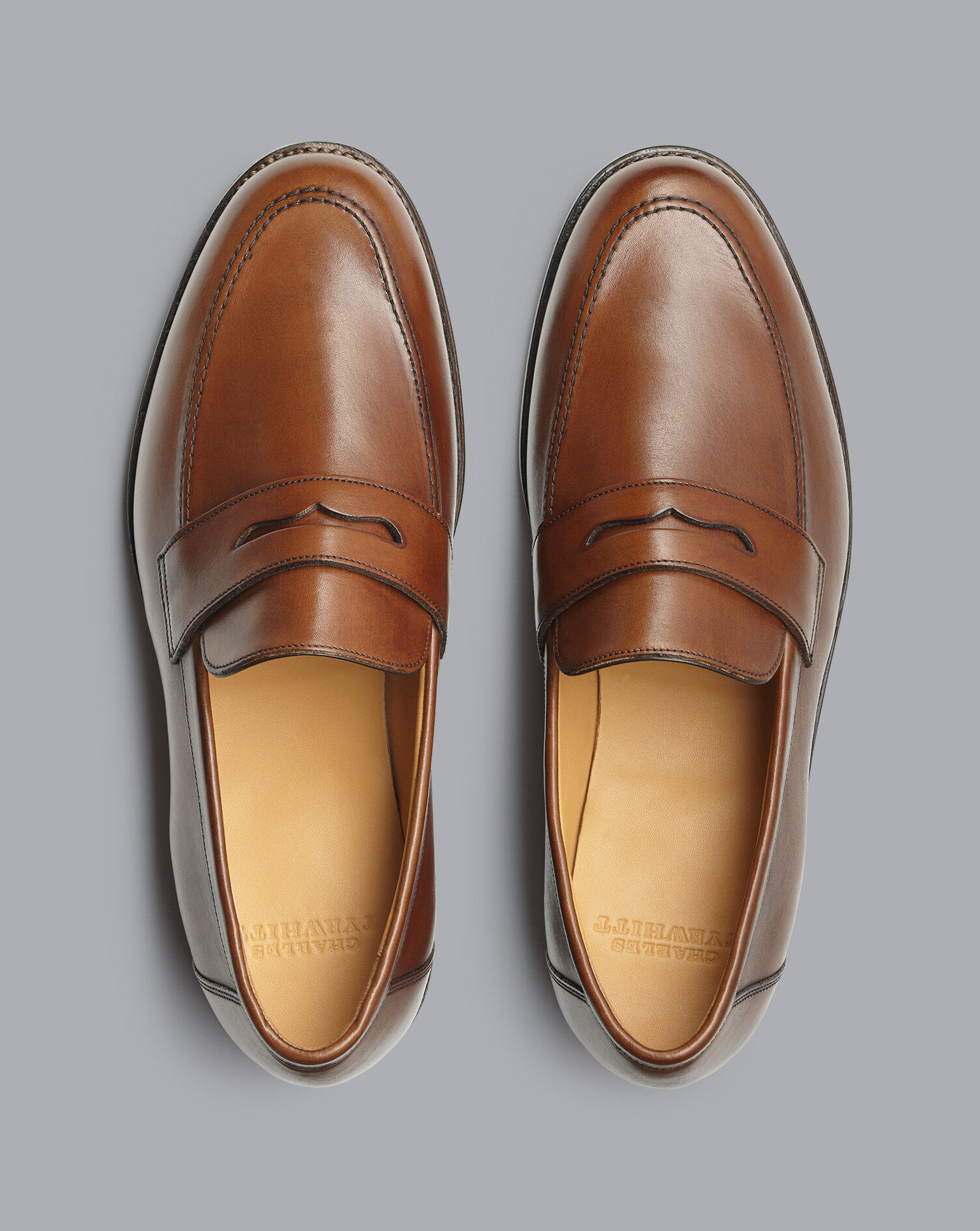 Saddle Loafers - Dark Tan