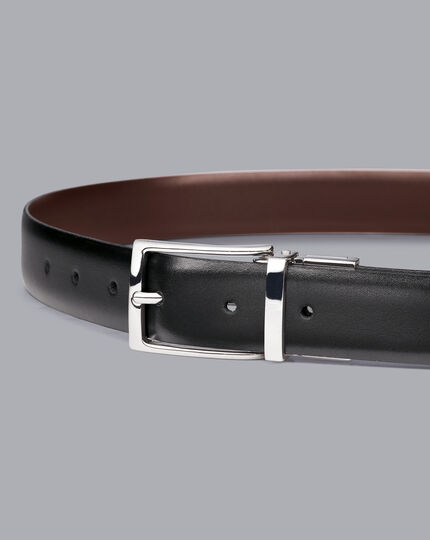 REVERSIBLE LEATHER BELT - Leather