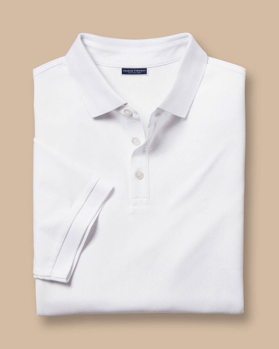 Tyrwhitt Pique Polo - White