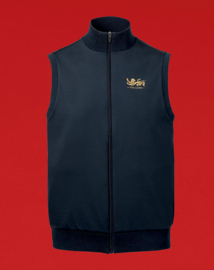 The Lions Hybrid Gilet - Navy