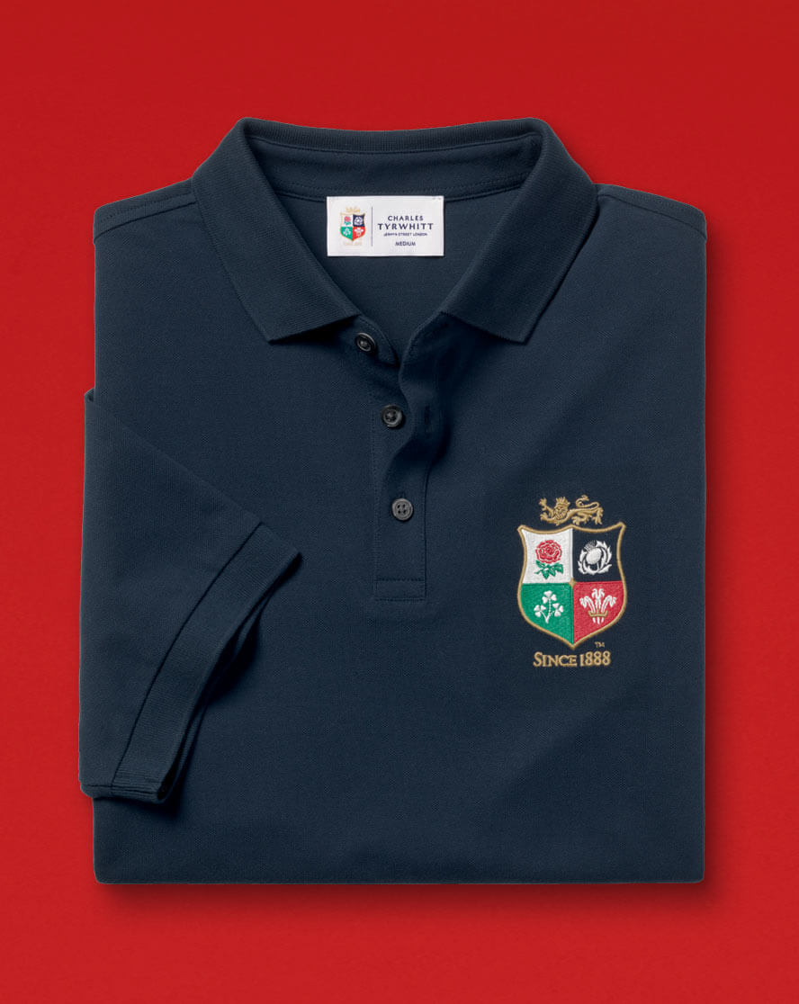 The Lions Tyrwhitt Pique Polo - Navy