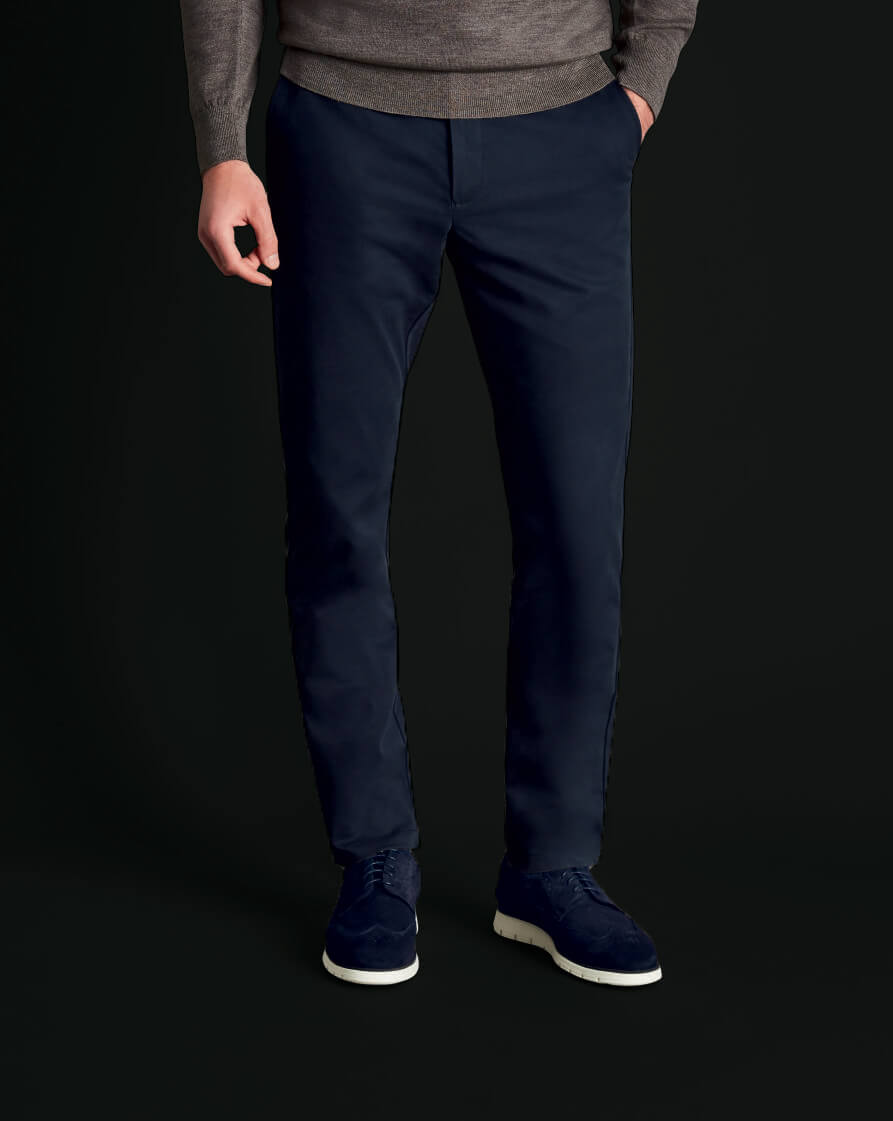 Ultimate Non-Iron Chinos - Navy