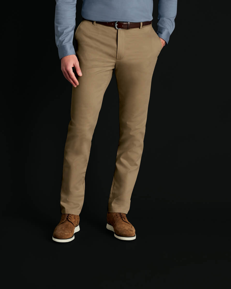 Chinos Ultimate Sans Repassage - Brun Clair