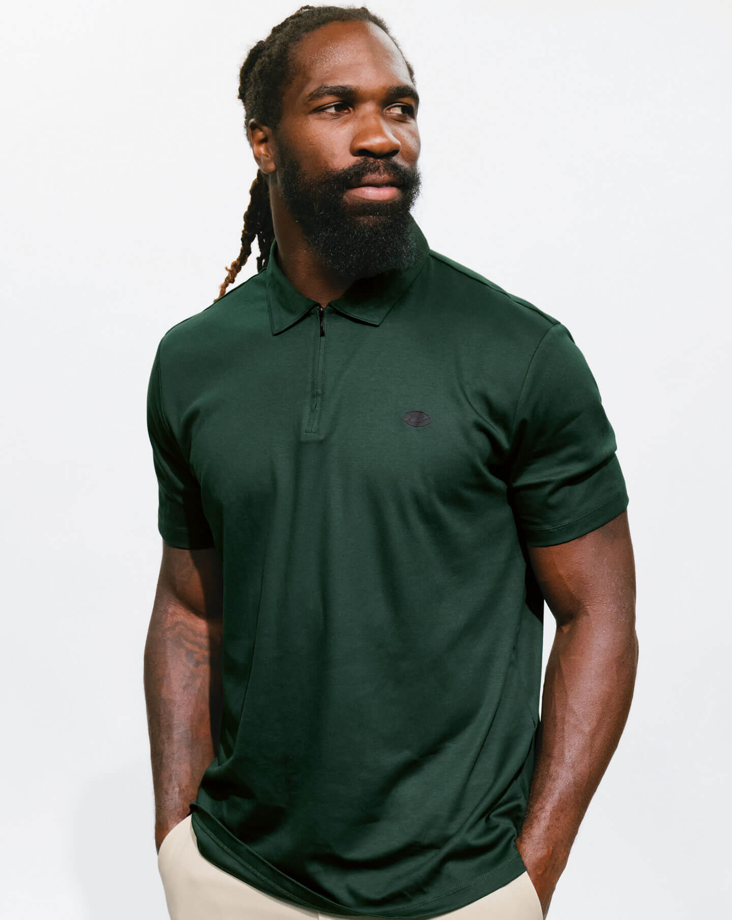 New York Jets Jersey Polo - Dark Green