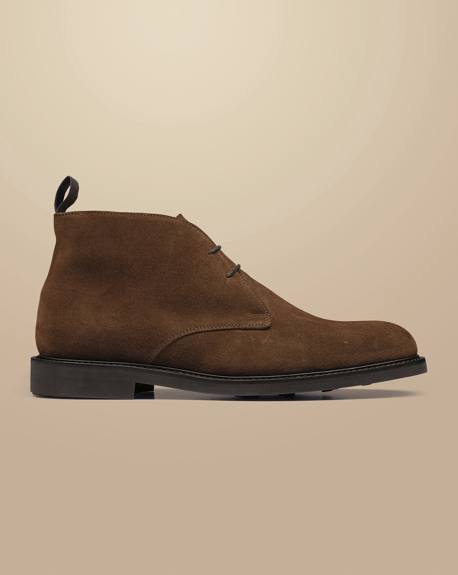 Suede Chukka Boots - Light Brown