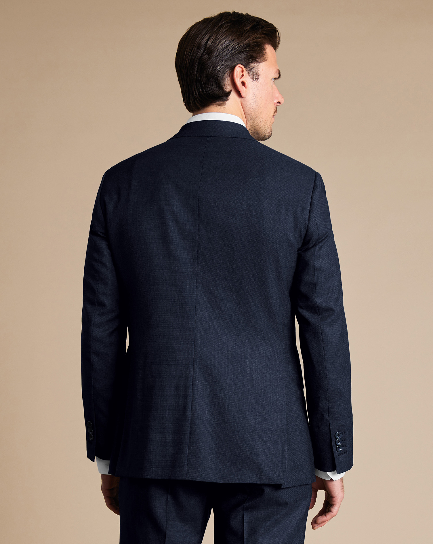 Ultimate Performance End-on-End Suit Jacket - Navy