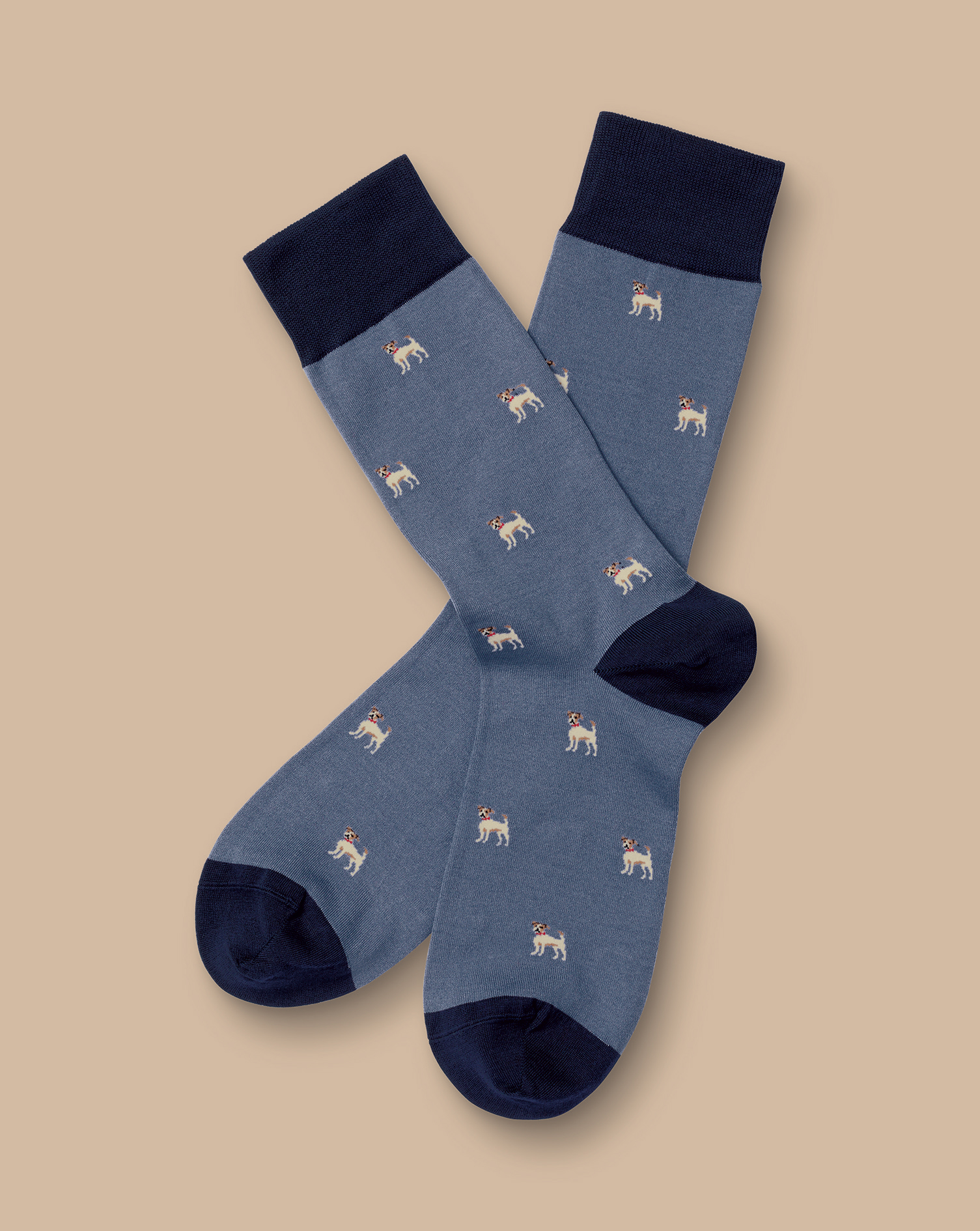 Dog Socks - Steel Blue