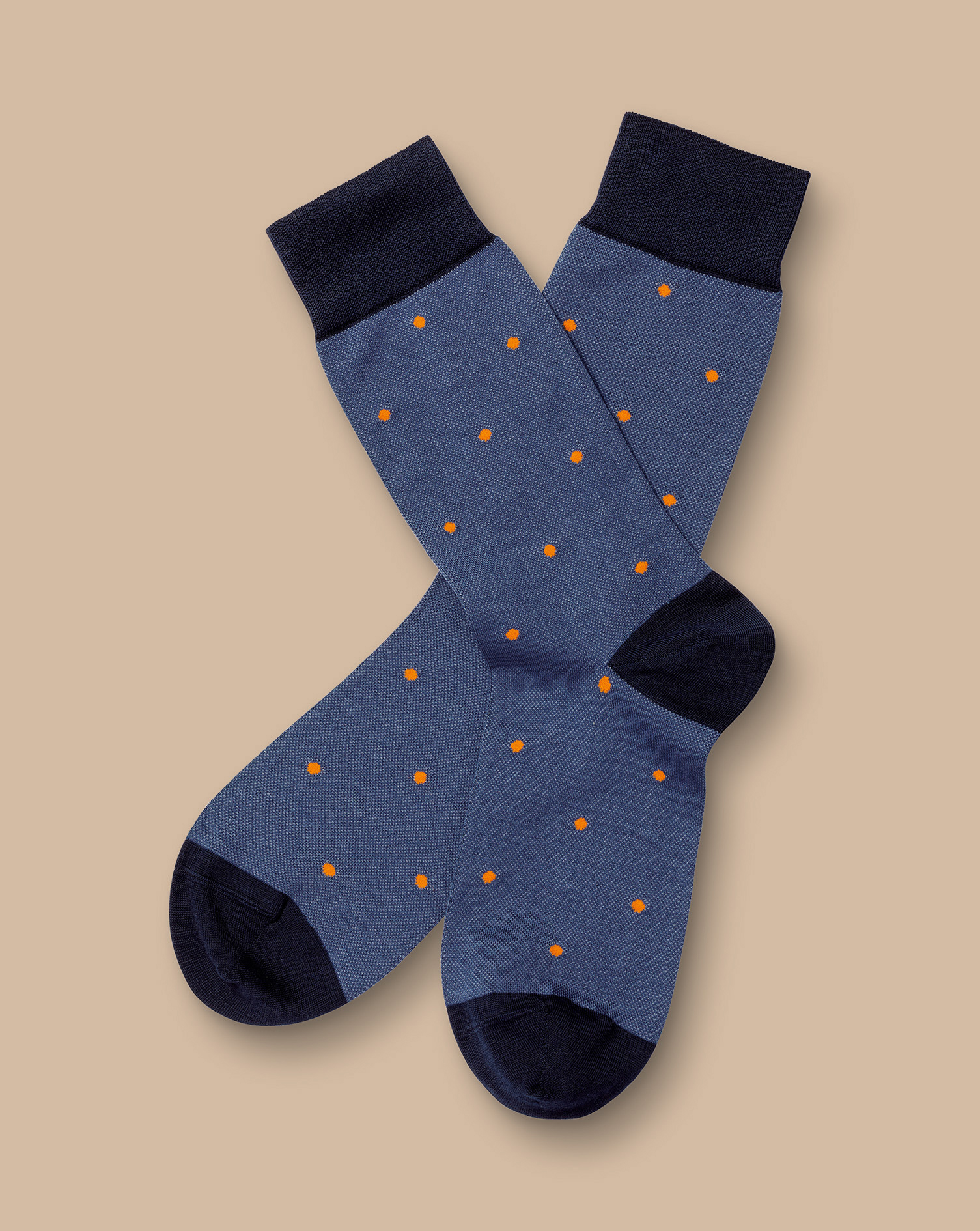 Spot Socks  - Ocean Blue