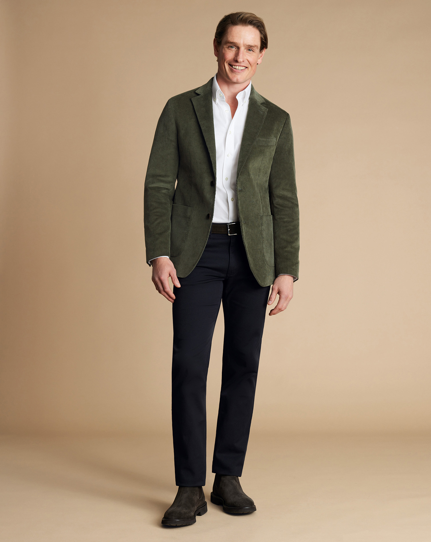 Corduroy Jacket - Forest Green