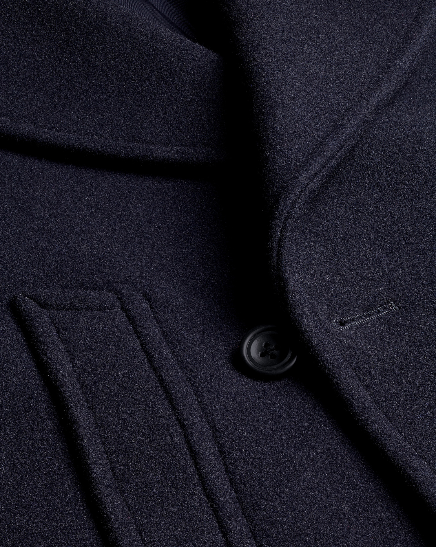 Wool Peacoat - Navy