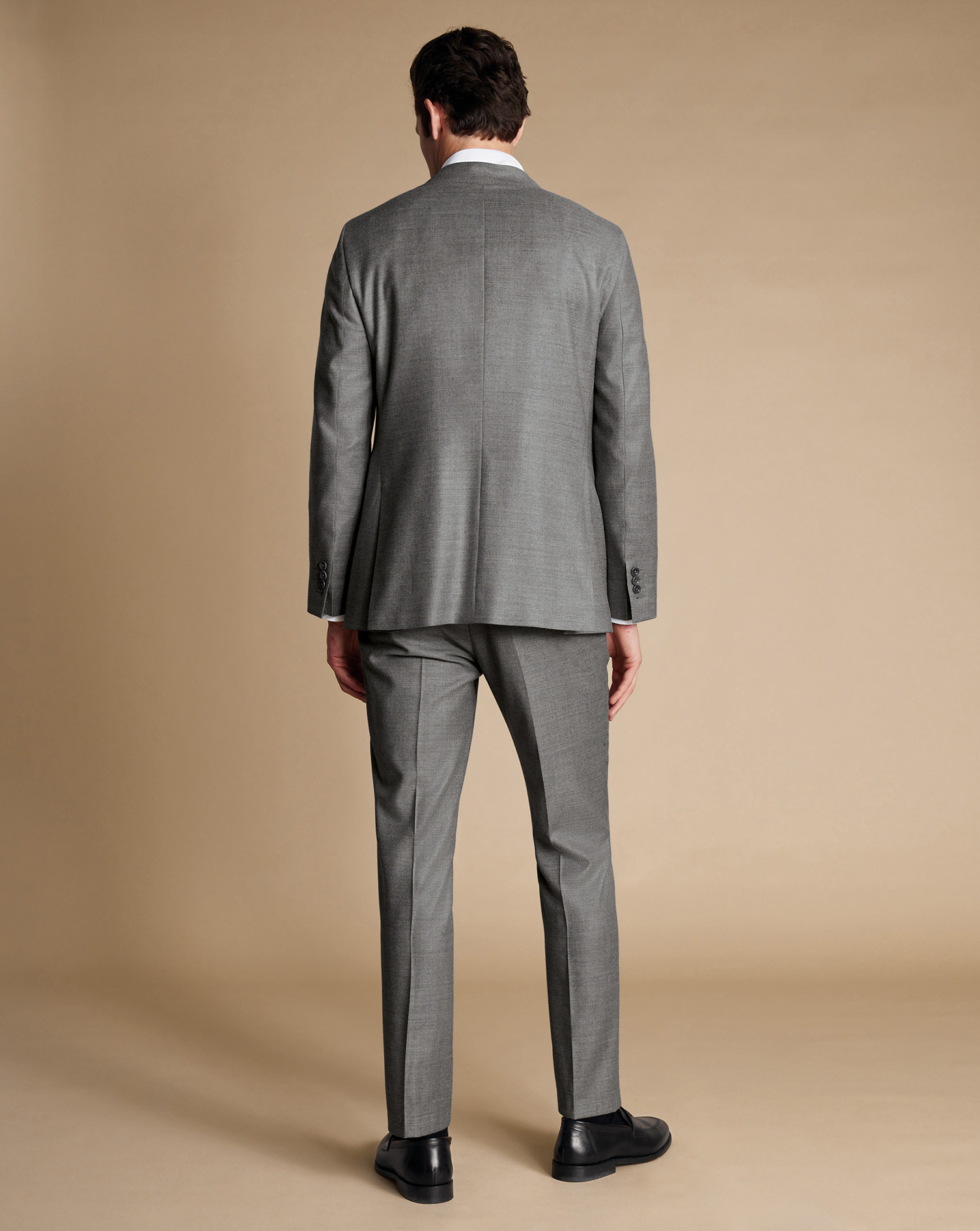 Italian Flannel Suit - Grey