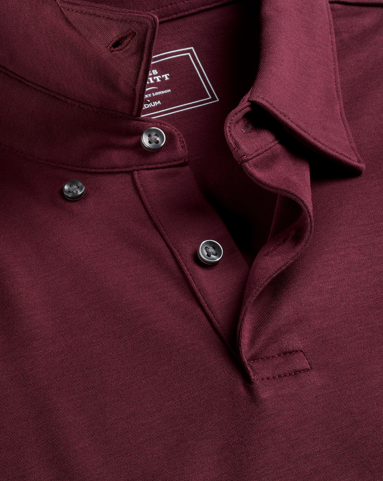 Smart Jersey Polo - Wine