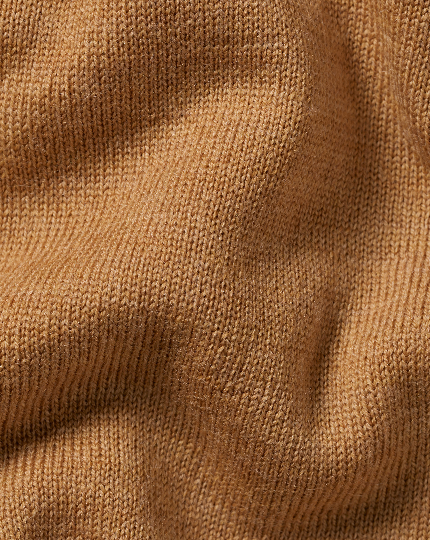 Merino V-Neck Jumper - Gold