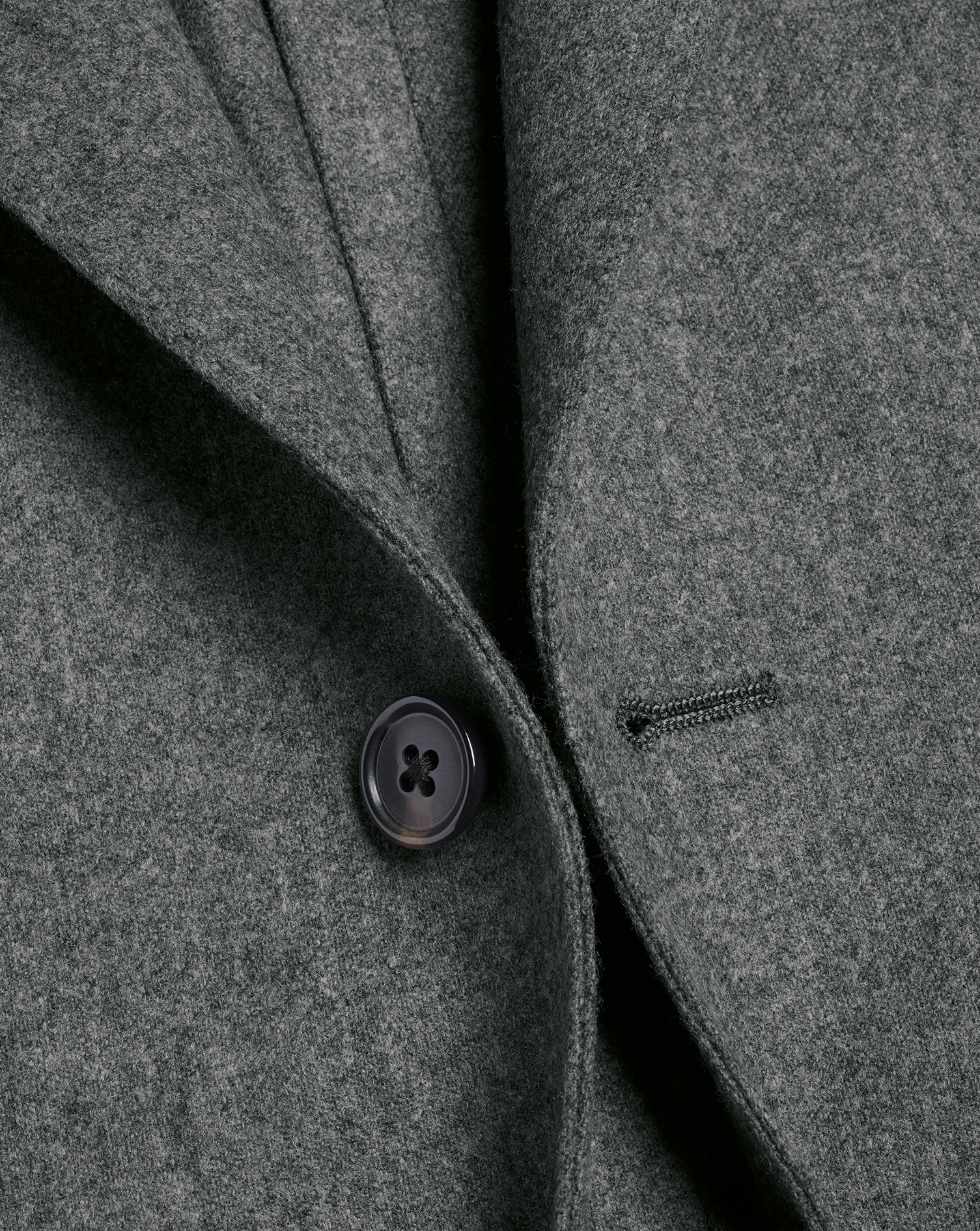 Unstructured Wool Jacket - Grey